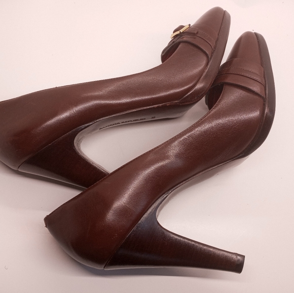 Banana Republic Cinnamon Brown Samanthaup pumps - Picture 4 of 9